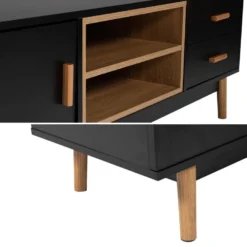 Meuble TV ROSS Noir - HAPPY GARDEN 12 Meuble TV ROSS Noir - HAPPY GARDEN -Pas Cher Mobiliora Magasin meuble tv 10781163