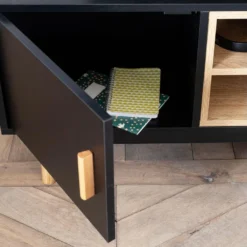 Meuble TV ROSS Noir - HAPPY GARDEN 14 Meuble TV ROSS Noir - HAPPY GARDEN -Pas Cher Mobiliora Magasin meuble tv 10781167