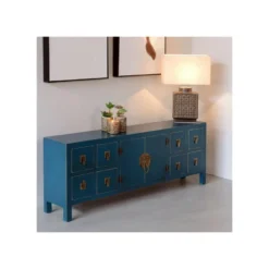 Dos De Canapé Bleu Meuble Chinois - PEKIN 8 Dos De Canapé Bleu Meuble Chinois - PEKIN -Pas Cher Mobiliora Magasin meuble tv 11126585