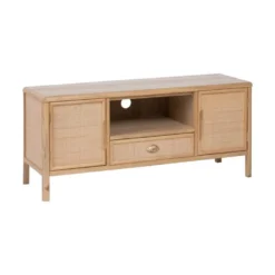 Meuble TV 2 Portes 1 Tiroir 1 Niche - CHRISTINA