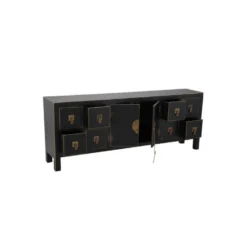 Dos De Canapé Noir Meuble Chinois - PEKIN -Pas Cher Mobiliora Magasin meuble tv 11127023