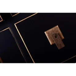 Dos De Canapé Noir Meuble Chinois - PEKIN -Pas Cher Mobiliora Magasin meuble tv 11127025