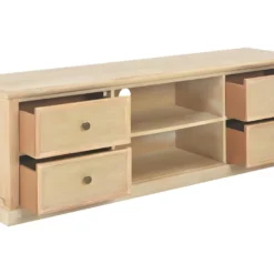 Meuble Télé Buffet Tv Télévision Design Pratique 120 Cm Bois 2502267 -Pas Cher Mobiliora Magasin meuble tv 11199421