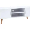 Meuble Télé Buffet Tv Télévision Design Pratique Blanc 120 Cm Mdf 2502115 1 Meuble Télé Buffet Tv Télévision Design Pratique Blanc 120 Cm Mdf 2502115 -Pas Cher Mobiliora Magasin meuble tv 11204573
