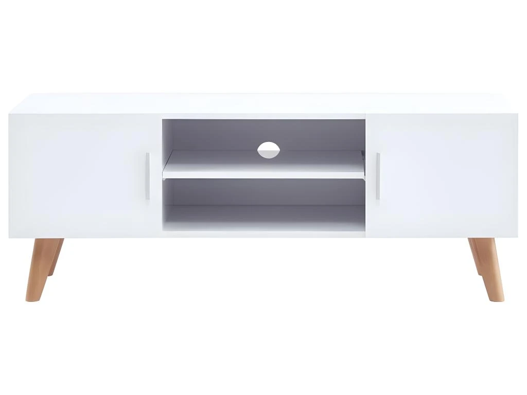 Meuble Télé Buffet Tv Télévision Design Pratique Blanc 120 Cm Mdf 2502115 4 Meuble Télé Buffet Tv Télévision Design Pratique Blanc 120 Cm Mdf 2502115 – Image 2
