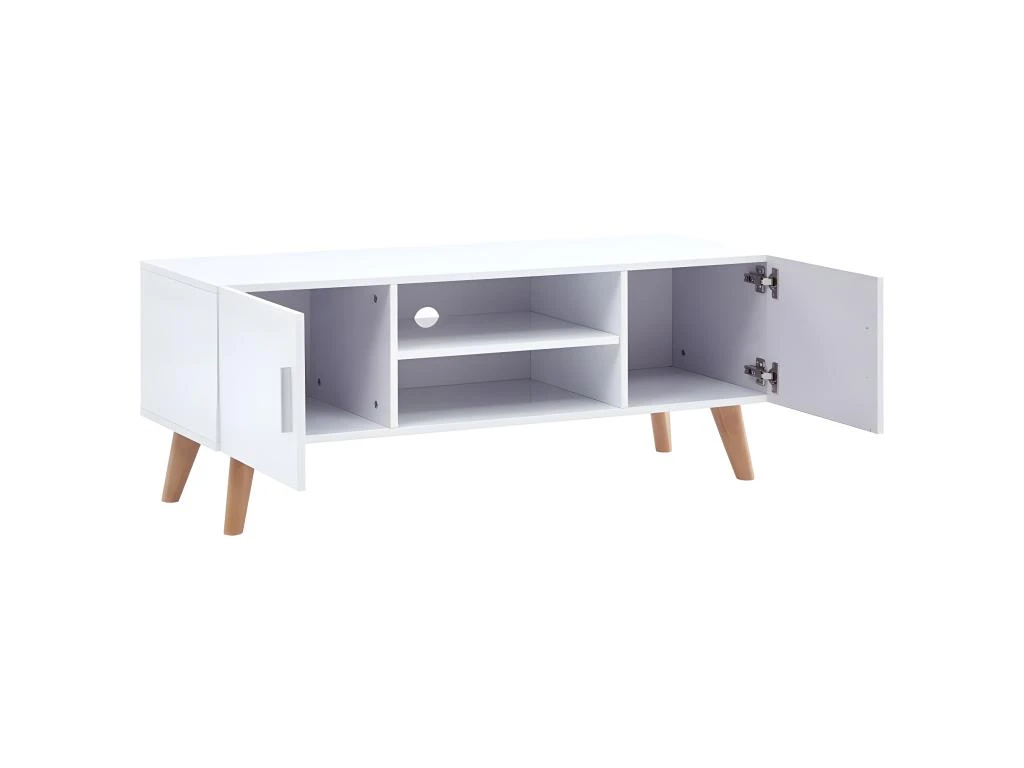 Meuble Télé Buffet Tv Télévision Design Pratique Blanc 120 Cm Mdf 2502115 6 Meuble Télé Buffet Tv Télévision Design Pratique Blanc 120 Cm Mdf 2502115 – Image 4