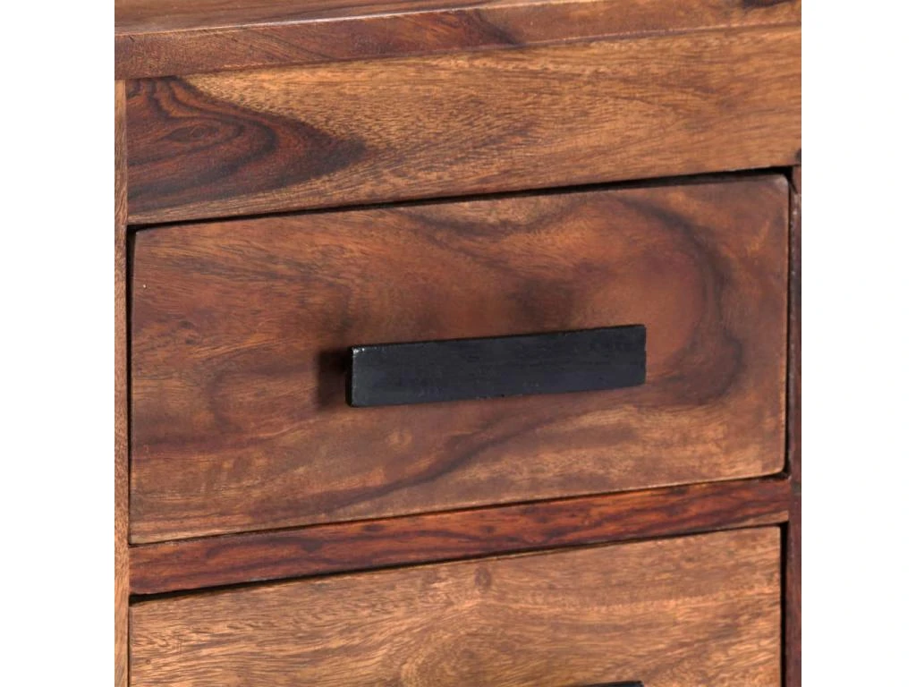 Meuble Télé Buffet Tv Télévision Design Pratique 110 Cm Bois De Sesham Solide 2502278 4 Meuble Télé Buffet Tv Télévision Design Pratique 110 Cm Bois De Sesham Solide 2502278 – Image 2