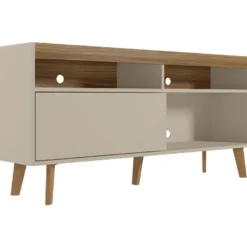 Meuble Tv 63X136X36Cm Chêne-Beige - Venprodin -Pas Cher Mobiliora Magasin meuble tv 12356799