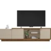 Meuble Tv 51X195X36Cm Beige Miel - Venprodin -Pas Cher Mobiliora Magasin meuble tv 12356821
