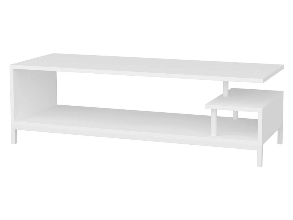 Meuble Tv Sena Design 100 % Panneau De Particules Plaqué Mélaminé En Couleur Blanc 120x37,6x44,6cm 3 Meuble Tv Sena Design 100 % Panneau De Particules Plaqué Mélaminé En Couleur Blanc 120x37,6x44,6cm