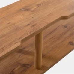 Meuble Tv Tajo Design 100 % Panneau De Particules Plaqué Mélaminé En Couleur Atlantic Pino 140x43,7x35cm -Pas Cher Mobiliora Magasin meuble tv 12357625