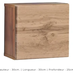 Ensemble Meubles De Salon SWITCH XXI Design, Coloris Blanc Et Chêne. -Pas Cher Mobiliora Magasin meuble tv 12533229