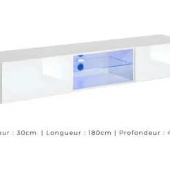 Ensemble Meubles De Salon SWITCH XXIII Design, Coloris Noir Et Blanc 9 Ensemble Meubles De Salon SWITCH XXIII Design, Coloris Noir Et Blanc -Pas Cher Mobiliora Magasin meuble tv 12533235