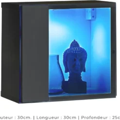 Ensemble Meubles De Salon SWITCH XXI Design, Coloris Noir Et Gris. -Pas Cher Mobiliora Magasin meuble tv 12533433