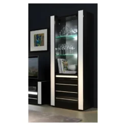 Ensemble Pour Votre Salon LINA. Meuble Tv Hifi + Vitrine Petit Modèle + LED. Meubles Design Haute Brillance 7 Ensemble Pour Votre Salon LINA. Meuble Tv Hifi + Vitrine Petit Modèle + LED. Meubles Design Haute Brillance -Pas Cher Mobiliora Magasin meuble tv 12534725