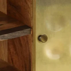 Meuble Télé Buffet Tv Télévision Design Pratique Bois De Manguier Massif 120 Cm 2502138 -Pas Cher Mobiliora Magasin meuble tv 12601823