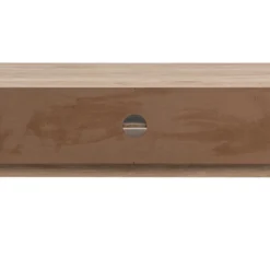 Meuble TV Buffet Bas En Bambou Mdf 2 Portes Étagères Pour Salon -Pas Cher Mobiliora Magasin meuble tv 12611183