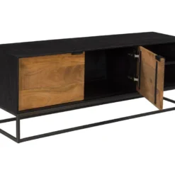 Meuble TV Jakson 2 Portes 2 Niches -Pas Cher Mobiliora Magasin meuble tv 12998993