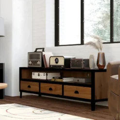 Meuble TV Shelby 160 Cm 10 Meuble TV Shelby 160 Cm -Pas Cher Mobiliora Magasin meuble tv 12999065