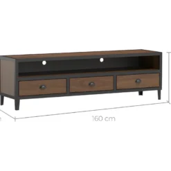 Meuble TV Shelby 160 Cm 11 Meuble TV Shelby 160 Cm -Pas Cher Mobiliora Magasin meuble tv 12999067