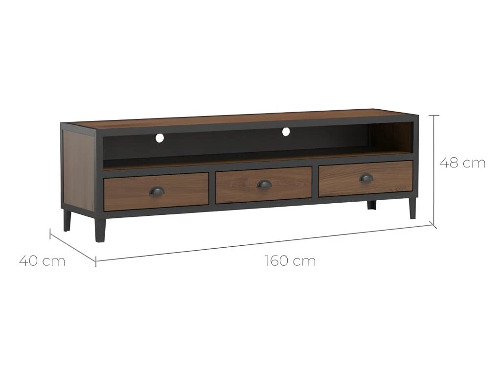 Meuble TV Shelby 160 Cm 5 Meuble TV Shelby 160 Cm – Image 3