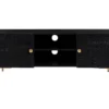 Meuble TV Chimane Noir 120 Cm -Pas Cher Mobiliora Magasin meuble tv 12999139