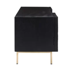 Meuble TV Chimane Noir 120 Cm -Pas Cher Mobiliora Magasin meuble tv 12999149