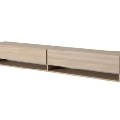 Meuble TV 200 Cm -Chêne Linberg - MIRRGO 15 Meuble TV 200 Cm -Chêne Linberg - MIRRGO -Pas Cher Mobiliora Magasin meuble tv 13387411