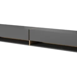 Meuble Tv 200 Cm -graphite Avec Insert Chêne Artisan - MIRRGO 14 Meuble Tv 200 Cm -graphite Avec Insert Chêne Artisan - MIRRGO -Pas Cher Mobiliora Magasin meuble tv 13387441