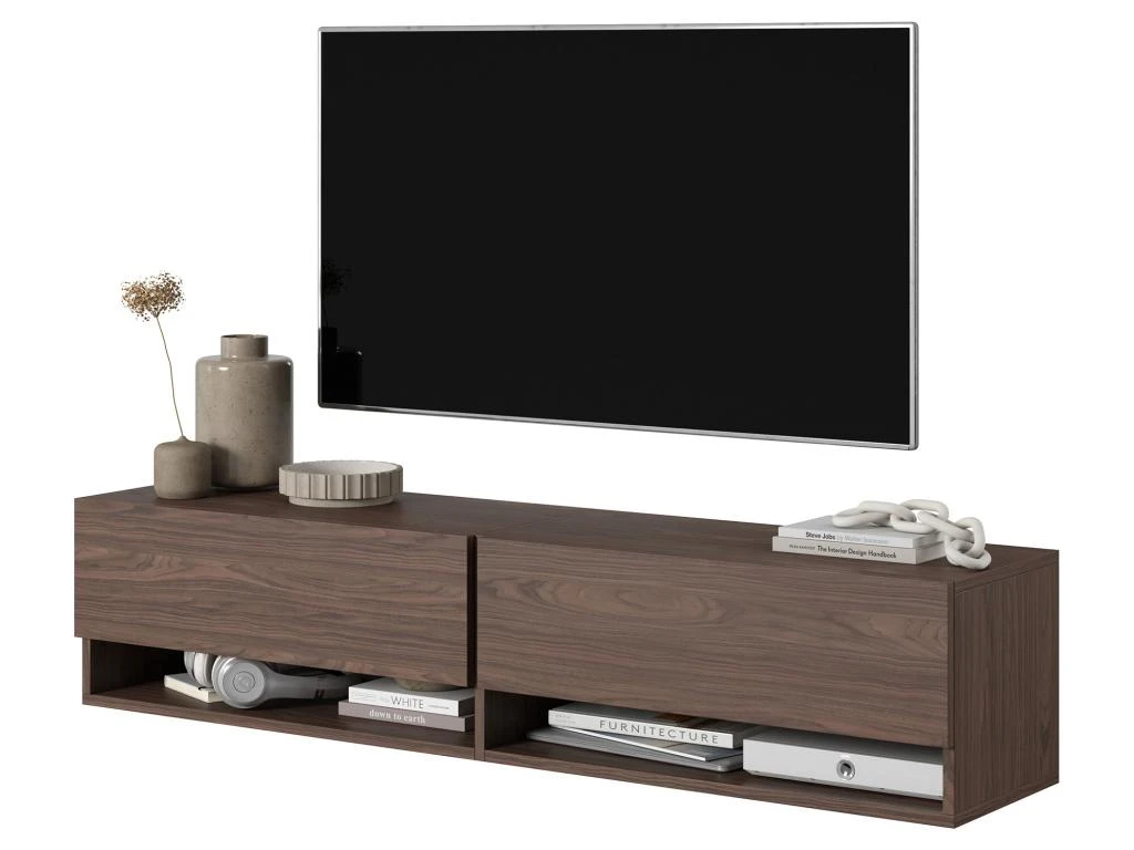 Meuble TV 140 Cm -Chêne noisette - MIRRGO 6 Meuble TV 140 Cm -Chêne noisette - MIRRGO – Image 4