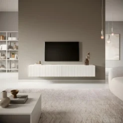 Meuble TV 175 Cm - Blanc - TELIRE