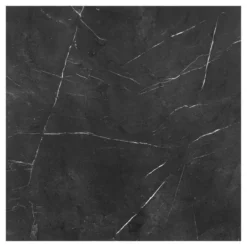 Meuble TV 2 Portes 2 Niches Marbre Noir - BURANO -Pas Cher Mobiliora Magasin meuble tv 14341293