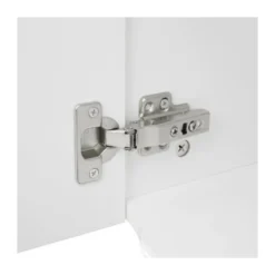 Meuble TV 2 Portes + 1 Tiroir + LED - Contemporain - Blanc Brillant - L 140 X P 45 X H 41 Cm - FLORENCE -Pas Cher Mobiliora Magasin meuble tv 14503337