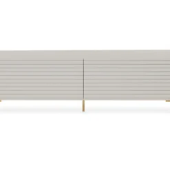 Meuble TV - 140 Cm - Couleur Gris-beige - LAMMELO