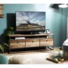 ALIDA - Meuble TV Marron 3 Tiroirs Teck Recyclé Acacia Mahogany Recyclé Et Métal Noir 2 ALIDA - Meuble TV Marron 3 Tiroirs Teck Recyclé Acacia Mahogany Recyclé Et Métal Noir -Pas Cher Mobiliora Magasin meuble tv 14651289