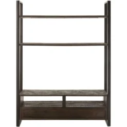 Etagère Meuble TV Lusk En Bois 13 Etagère Meuble TV Lusk En Bois -Pas Cher Mobiliora Magasin meuble tv 15130547