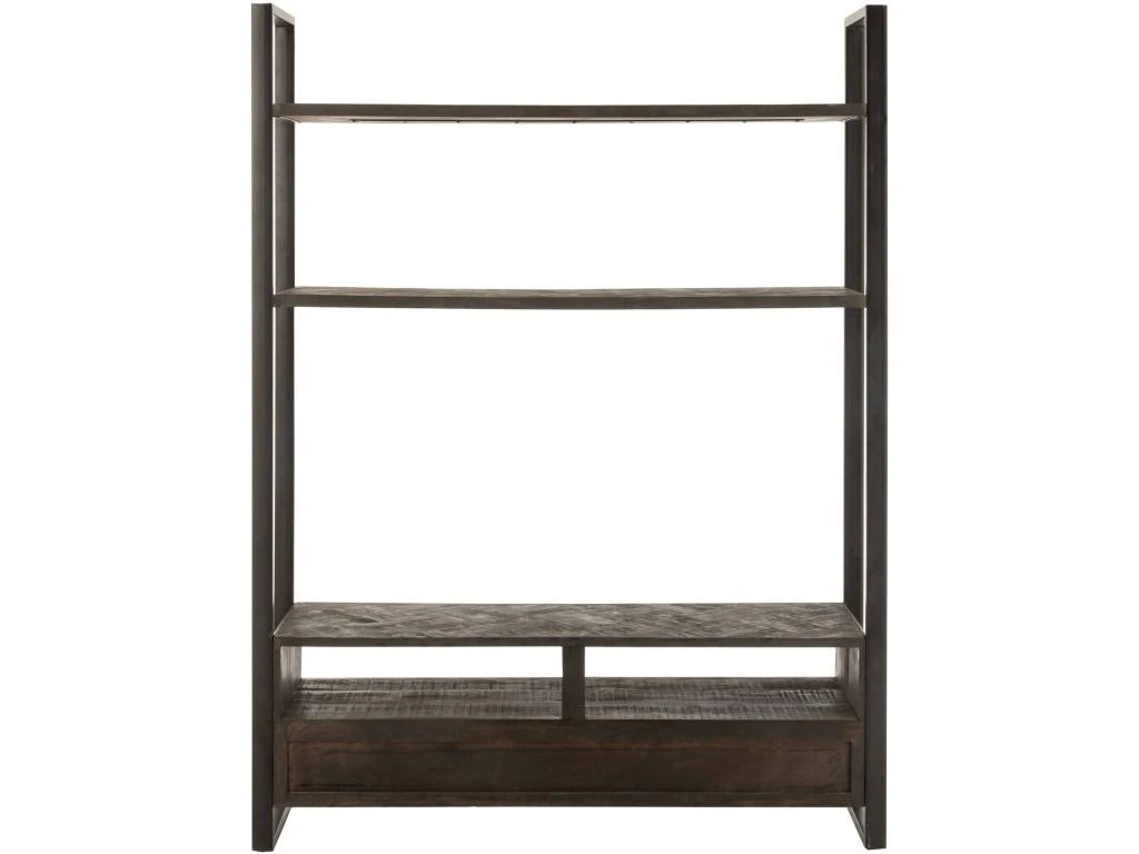 Etagère Meuble TV Lusk En Bois 6 Etagère Meuble TV Lusk En Bois – Image 4