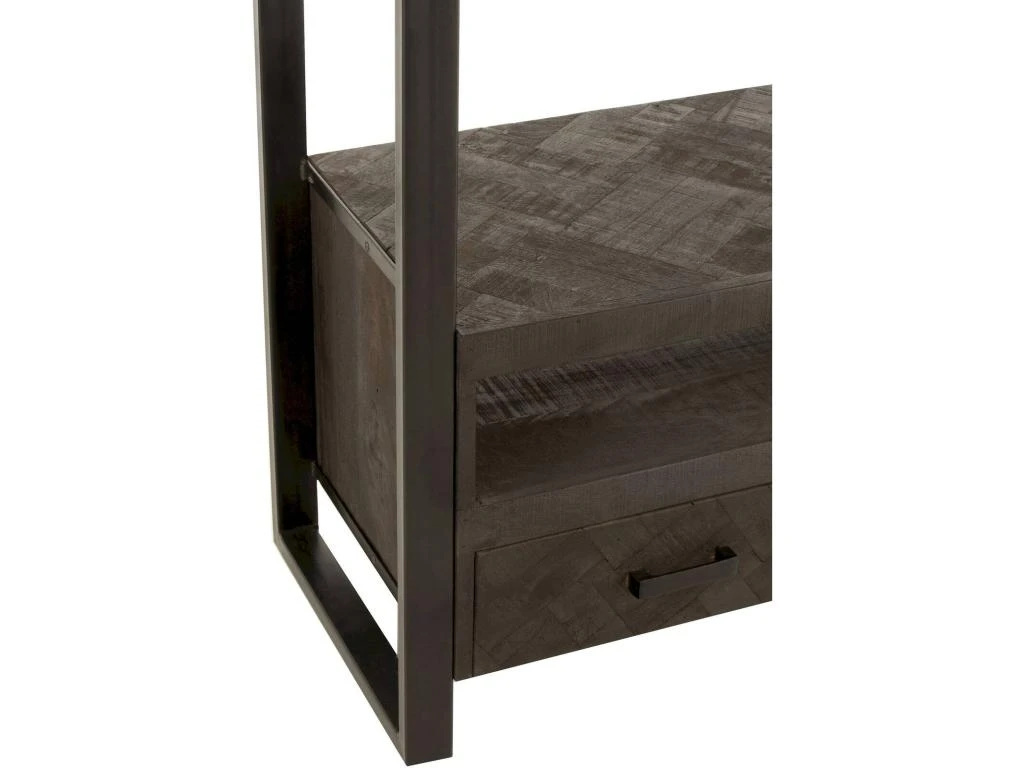 Etagère Meuble TV Lusk En Bois 8 Etagère Meuble TV Lusk En Bois – Image 6