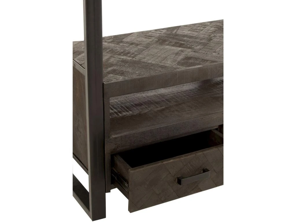 Etagère Meuble TV Lusk En Bois 9 Etagère Meuble TV Lusk En Bois – Image 7