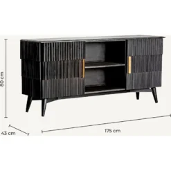 Meuble Tv Plissé Wood -Pas Cher Mobiliora Magasin meuble tv 15130623