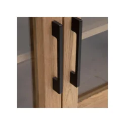 Meuble TV 4 Portes Bois D'orme Massif - IMANI -Pas Cher Mobiliora Magasin meuble tv 17629927