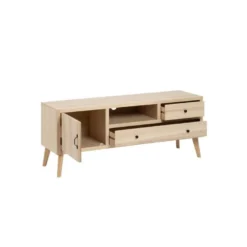 Meuble TV 1 Porte 2 Tiroirs 1 Niche Bois Clair - ARENA 10 Meuble TV 1 Porte 2 Tiroirs 1 Niche Bois Clair - ARENA -Pas Cher Mobiliora Magasin meuble tv 17636933