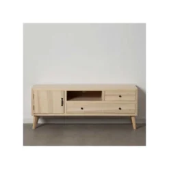 Meuble TV 1 Porte 2 Tiroirs 1 Niche Bois Clair - ARENA 11 Meuble TV 1 Porte 2 Tiroirs 1 Niche Bois Clair - ARENA -Pas Cher Mobiliora Magasin meuble tv 17636935