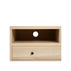 Meuble TV 1 Porte 2 Tiroirs 1 Niche Bois Clair - ARENA 13 Meuble TV 1 Porte 2 Tiroirs 1 Niche Bois Clair - ARENA -Pas Cher Mobiliora Magasin meuble tv 17636939