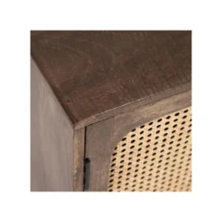 Meuble TV 2 Portes Bois Cannage Rotin - RITOU 11 Meuble TV 2 Portes Bois Cannage Rotin - RITOU -Pas Cher Mobiliora Magasin meuble tv 17789661