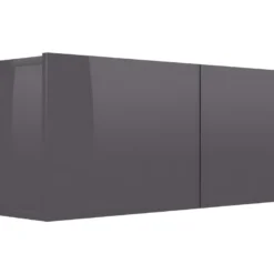 Ensemble De Meuble TV 2 Pcs Gris Brillant Aggloméré -Pas Cher Mobiliora Magasin meuble tv 18772283