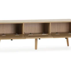 Meuble TV Bella 3 Portes Couleur Chêne Avec Rotin Naturel 10 Meuble TV Bella 3 Portes Couleur Chêne Avec Rotin Naturel -Pas Cher Mobiliora Magasin meuble tv 18851721