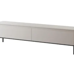 Meuble TV - 175 Cm - Couleur Gris-beige - Bemmi -Pas Cher Mobiliora Magasin meuble tv 19125685