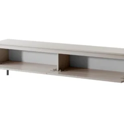 Meuble TV - 175 Cm - Couleur Gris-beige - Bemmi -Pas Cher Mobiliora Magasin meuble tv 19125687