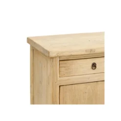 Meuble TV 4 Portes 3 Tiroirs Bois Naturel Clair - ODENSE 12 Meuble TV 4 Portes 3 Tiroirs Bois Naturel Clair - ODENSE -Pas Cher Mobiliora Magasin meuble tv 19437981